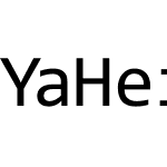 YaHei Consolas Hybrid