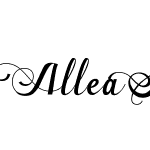 Allea Script