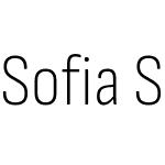 Sofia Sans Cond