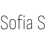 Sofia Sans Cond