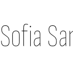 Sofia Sans Extra Cond