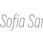 Sofia Sans Extra Cond