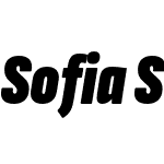 Sofia Sans Extra Cond