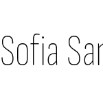 Sofia Sans Extra Cond