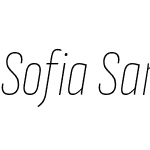 Sofia Sans Extra Cond