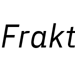 FraktionSans-RegularItalic