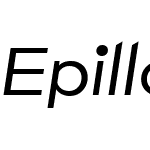 Epillox-LightItalic