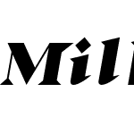 Milk and Balls Italic