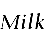 Milk and Balls Italic