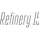 Refinery 15 Hairline Italic