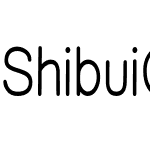 Shibui Condensed