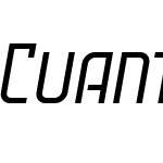 Cuantica Solid Italic