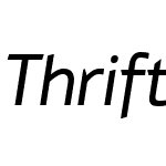 Thrifty-BookItalic