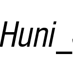 Huni_Swiss 733 Cn WS Italic