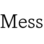 Messina Serif