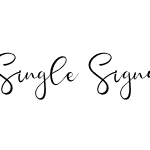 Single Signature