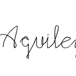 Aquilegia Script