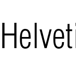 Helvetica Condensed Light