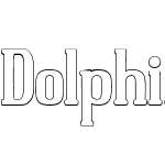 Dolphins Outline