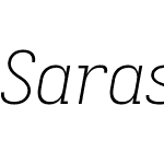 Sarasa Term Slab SC