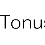 Tonus Sans