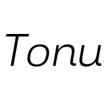 Tonus Sans