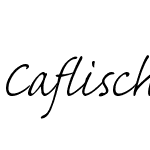 Caflisch Script Pro