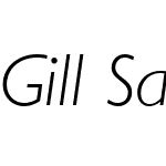 Gill Sans Hel