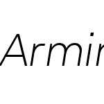 ArminSoft-ThinItalic