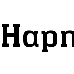 Hapna Slab Serif