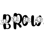Brown Monogram