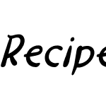 Recipety Italic