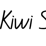 Kiwi School Handwriting