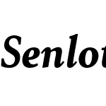 Senlot Serif