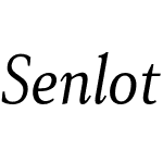 Senlot Serif