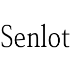 Senlot Serif