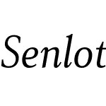 Senlot Serif