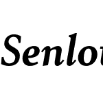 Senlot Serif