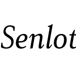 Senlot Serif