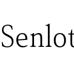 Senlot Serif