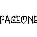 PAGEONE