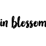 in blossom vintage