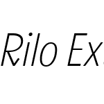 Rilo-ExtraLightItalic