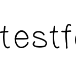 testfont