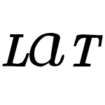 LATEXSuperItalic