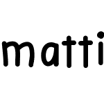 mattiehandwriting