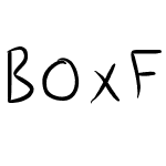 BoxFontcalligraphyshort