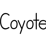 CoyotePrintBold