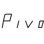 PivotDawnItalic