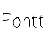 Fontthathavetowait